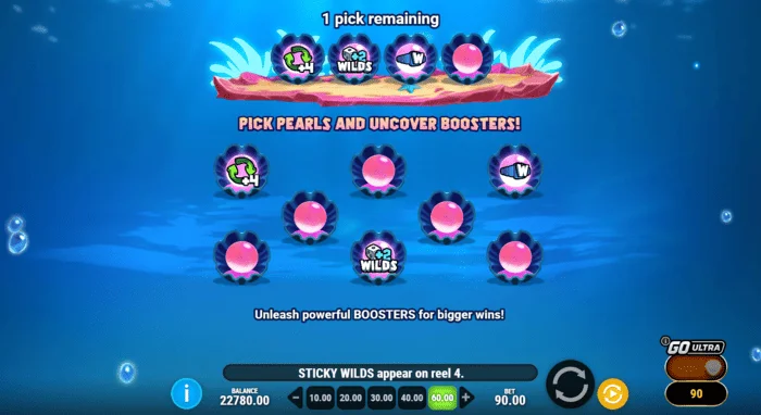 Manta Mayhem - val á stýibúnaði fyrir Free Spins