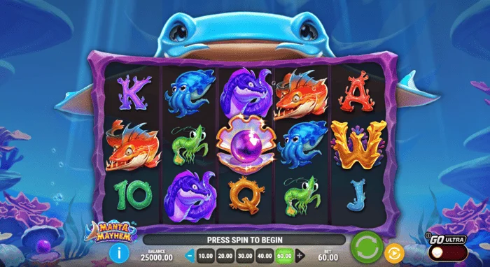 Manta Mayhem - leikjaskjár með hjólum og manta geisla
